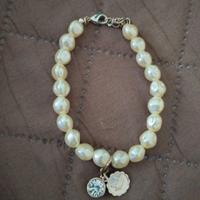 Bracciale con perle 