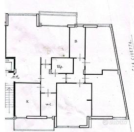 Ampio quadrivano di 175 mq - Quartiere Amsicora