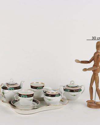 Servizio Tete a Tete in Porcellana Vecchia Parigi
