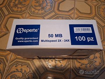 100 Mini cd vergini 50mb nuovi.