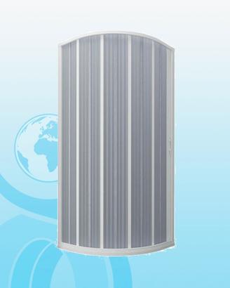 BOX DOCCIA CURVO APERTURA LATERALE A SOFFIETTO NUO