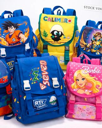 Stock zaini scuola Seven Invicta + articoli scuola