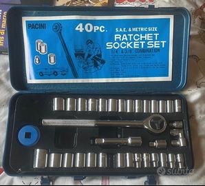 set vintage chiavi a bussola da 40 pezzi