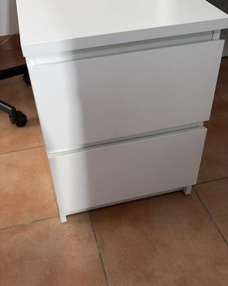 Ikea cassettiera Malm due cassetti