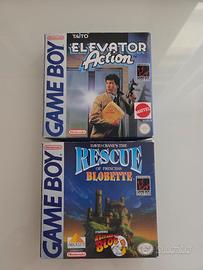 Gameboy giochi elevator action blob rescue of pric