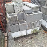 Blocchi di cemento e blocchi poroton