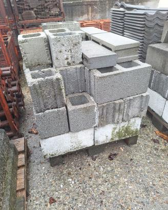 Blocchi di cemento e blocchi poroton