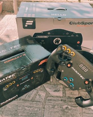 Volante simracing fanatec csw 2.5 8nm+corona F1 v1