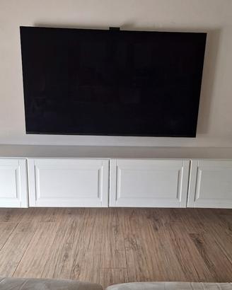 Mobile TV IKEA BESTÅ 240 cm Bianco - Ante Smeviken
