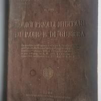 testo  antico Codice Penale  Militare