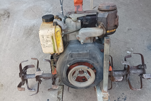 Motozappa diesel con avviamento elettrico