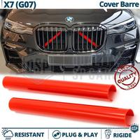 COVER Barre Radiatore ROSSE per Bmw X7 G07 Fasce