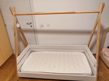 lettino Picci modello scout più tessili e capanna