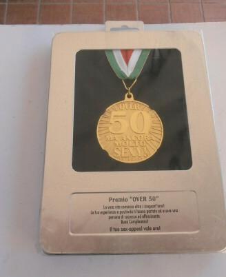 Medaglia over 50 - humour gift
