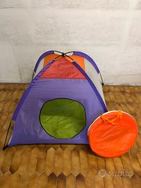 Tenda con tubo e palline