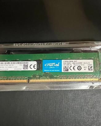 RAM 8GB Crucial DDR3 1866MHz ECC UDIMM per Mac Pro
