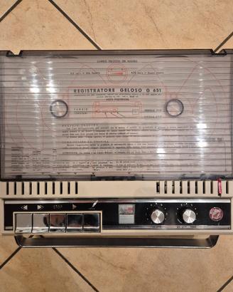 Registratore Geloso G651 vintage anni 70 orig