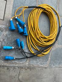 Frusta/Prolunga elettrica miltipolare 16A 230V