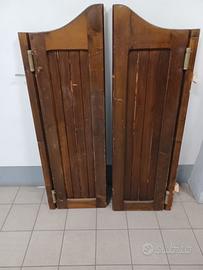 porta saloon legno