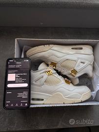 Jordan 4 Metallic Gold