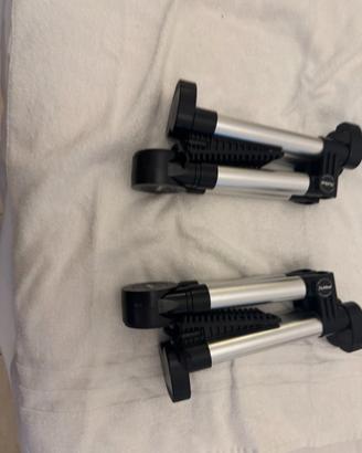 2 supporti pieghevoli alluminio chitarra/basso