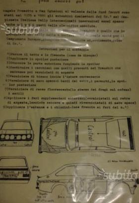 Transkit Ford Escort 1/43