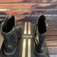 Stivali da uomo in pelle nera