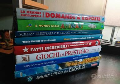 Lotto 11 Libri Ragazzi enciclopedie e molto altro