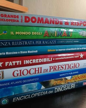 Lotto 11 Libri Ragazzi enciclopedie e molto altro
