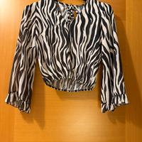 Blusw zebrata pittarello tg unica