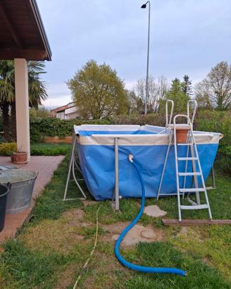 Piscina new plast fuori terra 4.80 x 2.80