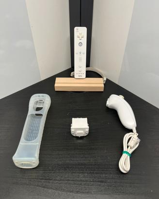 Wii Remote con MotionPlus + Wii Nunchuk – Bianco