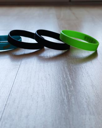 bracciale in gomma 