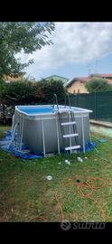 Piscina fuori terra 4x2x1.22 con pompa a sabbia