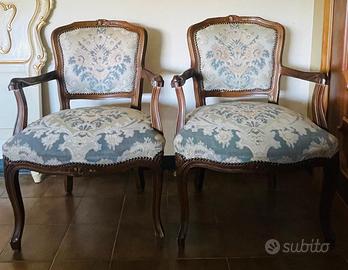 poltroncine stile barocco