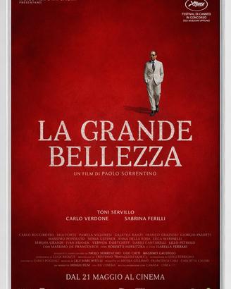 Poster “La Grande Bellezza” con cornice bianca