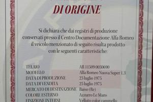 Alfa Romeo Giulia Nuova Super 1300