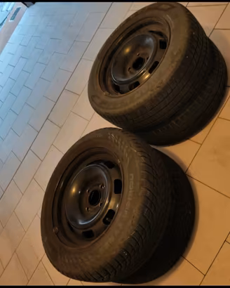 Cerchi in ferro R15 originali Peugeot