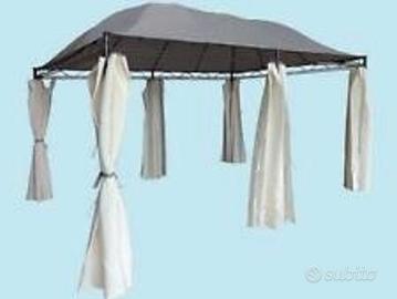 Gazebo acciaio Barbados mt 4 x 3