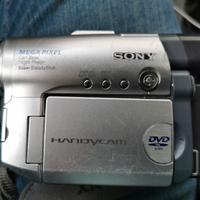Sony dvd videocamera Carl zeiss 120x zoom