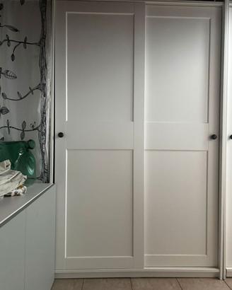 Armadio Hauga Ikea bianco