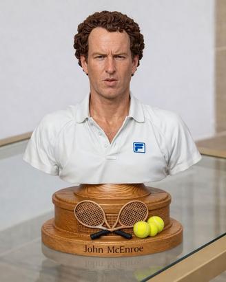 miniatura busto John Mcenroe da dipingere