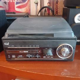 gira dischi e lettore DVD  e lettore usb e sd 