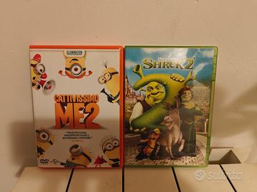 DVD Shrek 2 e Cattivissimo me 2