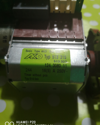 Scheda programma lavatrice rex