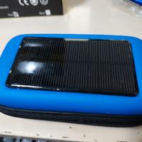 Porta smartphone - astuccio solare con power bank