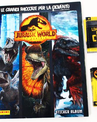 Album Figurine Jurassic World - Completo Con Card