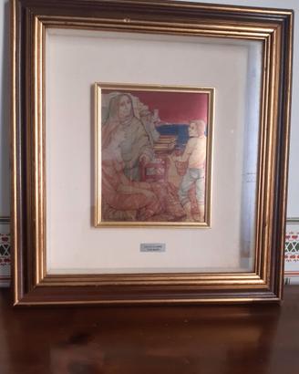 quadro Tina Jacobs ,lastra argento