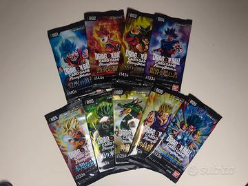 9 x Booster Pack Sealed da FB01 a FB09