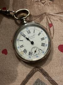 Orologio da tasca in argento del 1889